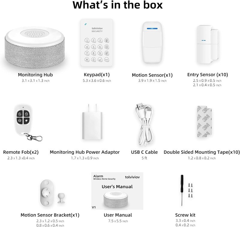 tolviviov Alarm System for Home Security gallery