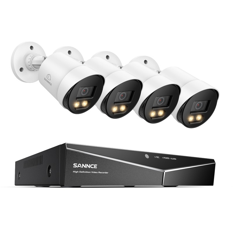 SANNCE 5MP 8CH DVR HD 2MP Security Camera System Full Color Night Vision Outdoor gallery