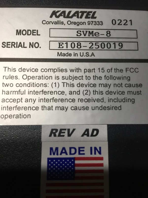 Calibur by KALATEL SVMe-8 Eight-Channel Streaming Video Module gallery