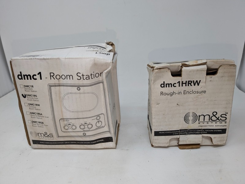 M&S Systems DMC1HRW Flush-mount Rough-In Box Enclosure & DMC1 Room Station
