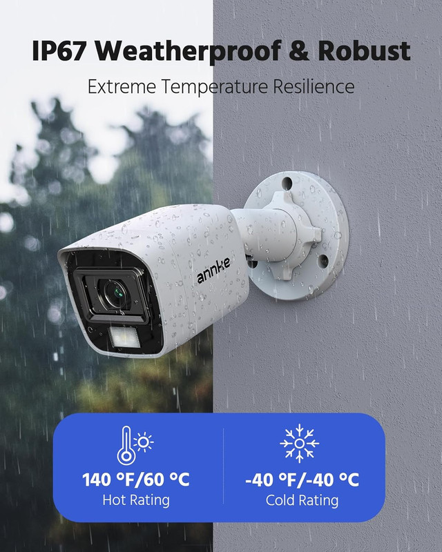 8CH 3K Lite Wired Security Camera System, H.265+ DVR with AI Human/Vehicle Detec gallery