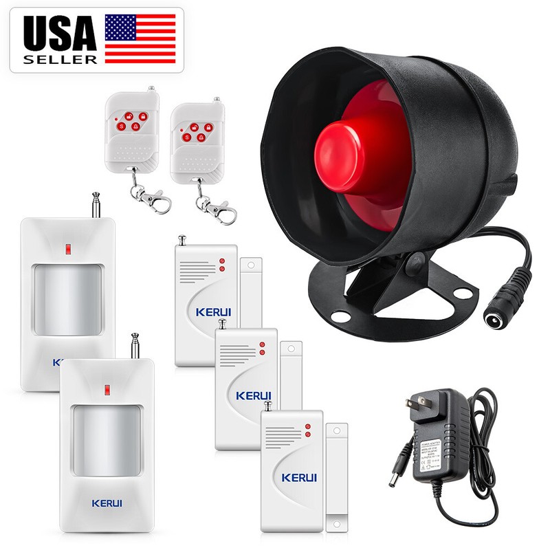 Kerui Wireless Home Shop Alarm Security System Alert Garage Burglar Door Sensor