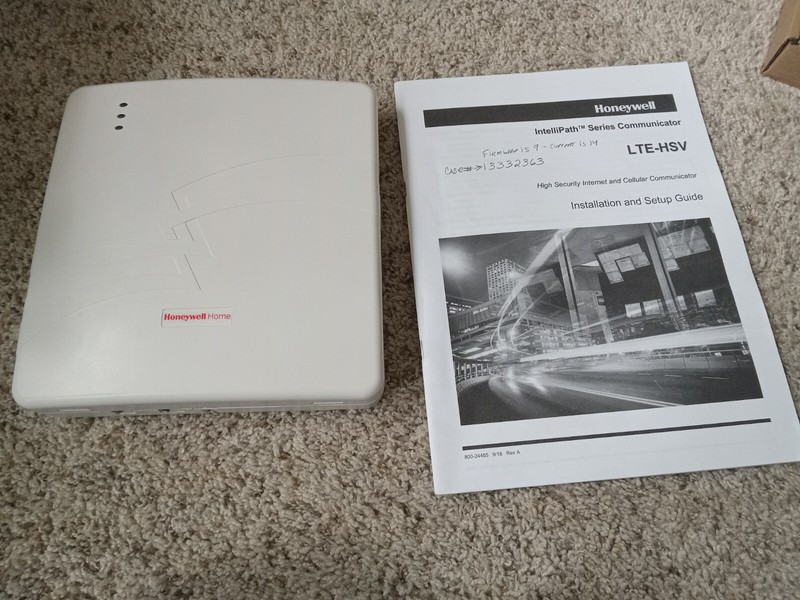 Honeywell LTE-HSV High Security Internet and LTE Communicator