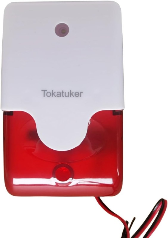 Durable DC9-12V Strobe Siren with Flashing Red Light for Effective Alarms gallery