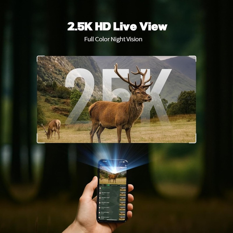 Voopeak TC32 4G Trail Camera 2.5K Solar PTZ Security Cam Hunting Wildlife 2 Pack gallery