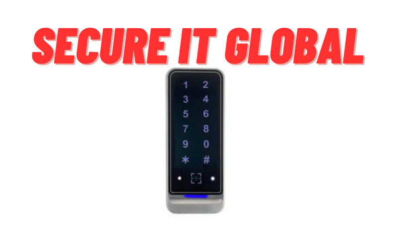 ZKTeco QR502V Outdoor-Rated QR Code Reader With Pin Pad Security Access Control