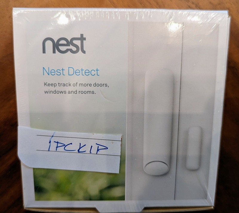 Google Nest Detect Security Window/Door Motion Sensor H1100WES. Brand New