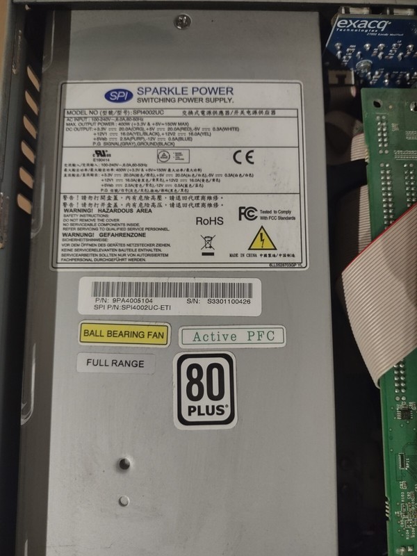 Exacq Vision 3208-96-6000-R2 *NO HARD DRIVE NO KEYS FOR REPAIR OR PARTS* gallery
