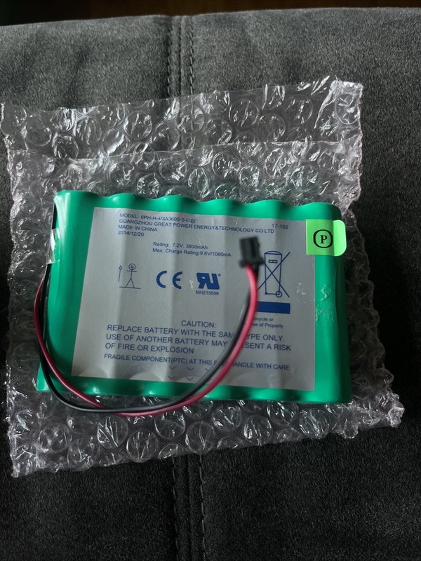 ADT SCW9057G-433 Battery Pack Replacement for Wireless Security System SCW9057G4