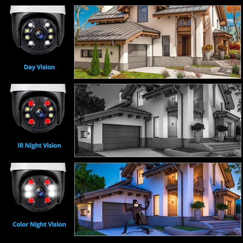 8Channel PoE NVR Kit 6MP IP Cameras 2TB Surveillance HDD IP66 Home Business gallery