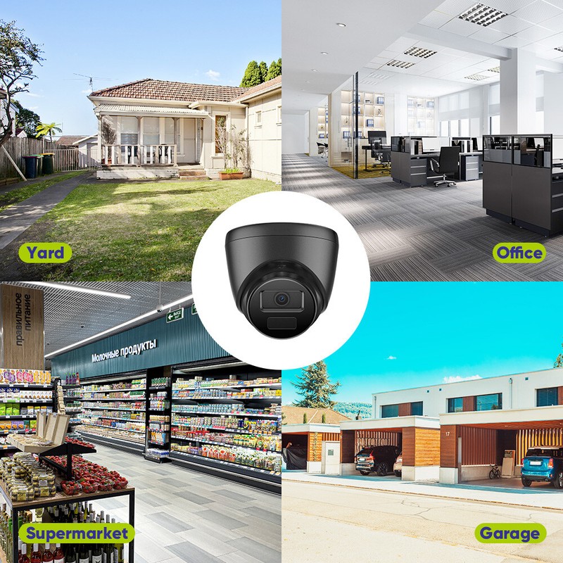 SANNCE 4pcs HD 1080P Outdoor Security Camera 2MP Video Dome CCTV IR Night Vision gallery