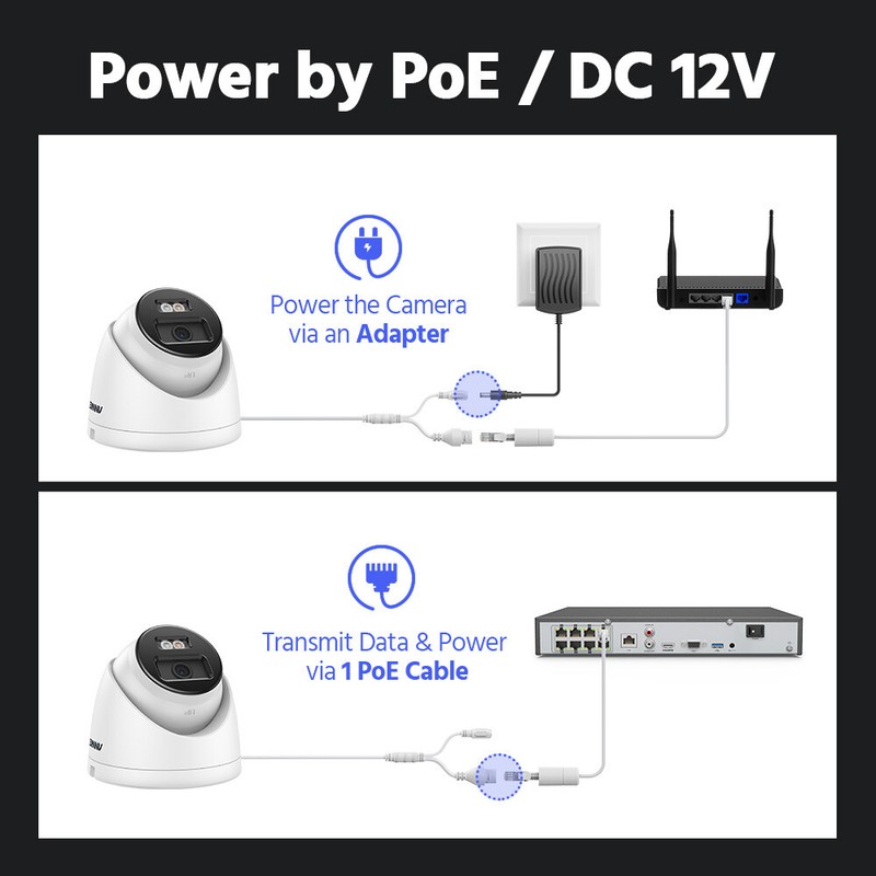 ANNKE 12MP PoE Security IP Camera Audio AI Detection Outdoor Color Night Vision gallery