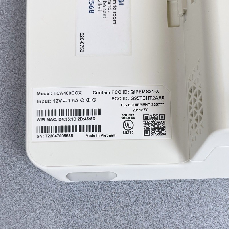 Cox HOME LIFE Control Monitor TCA400COX Tested with Power Supply gallery