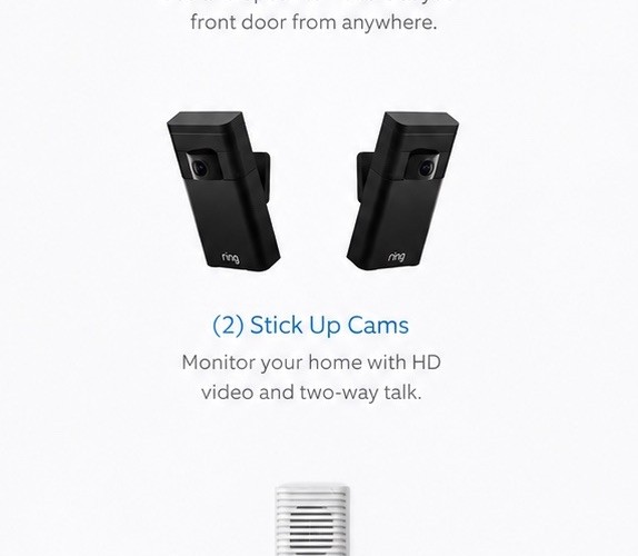 Ring Home Security Kit 2 Stick Up Cameras ONLY HD Open Box No Doorbell gallery