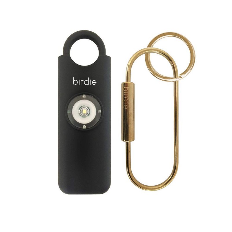 Personal Safety Alarm for Women - Loud Siren, Strobe Light, Keychain (Charcoal)