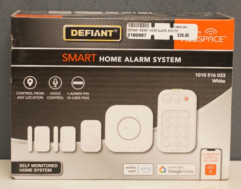 Defiant Smart Home Alarm System with WiFi and Bluetooth Powered by Hubspace