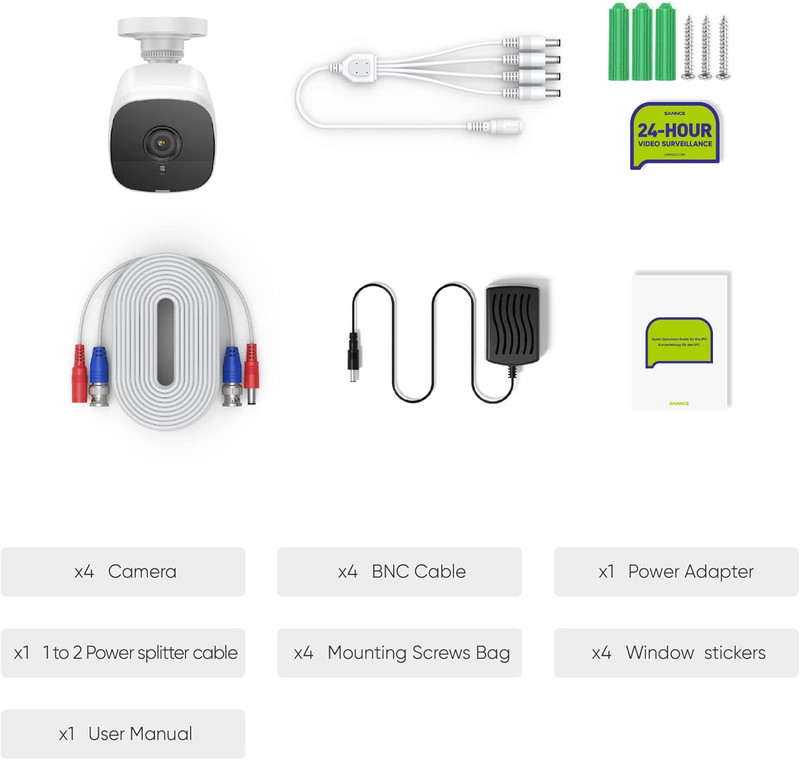 8CH Full 1080P Security Camera System CCTV Camera Night Vision Surveillance Came gallery