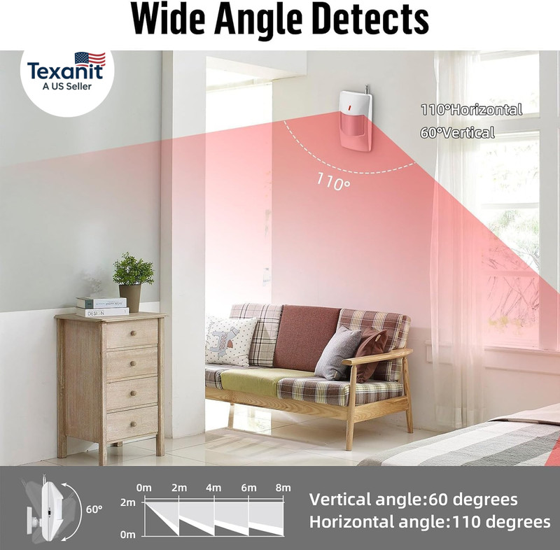 Wifi Alarm System for Home Security, 120Db Wireless Alarm Security System with F gallery