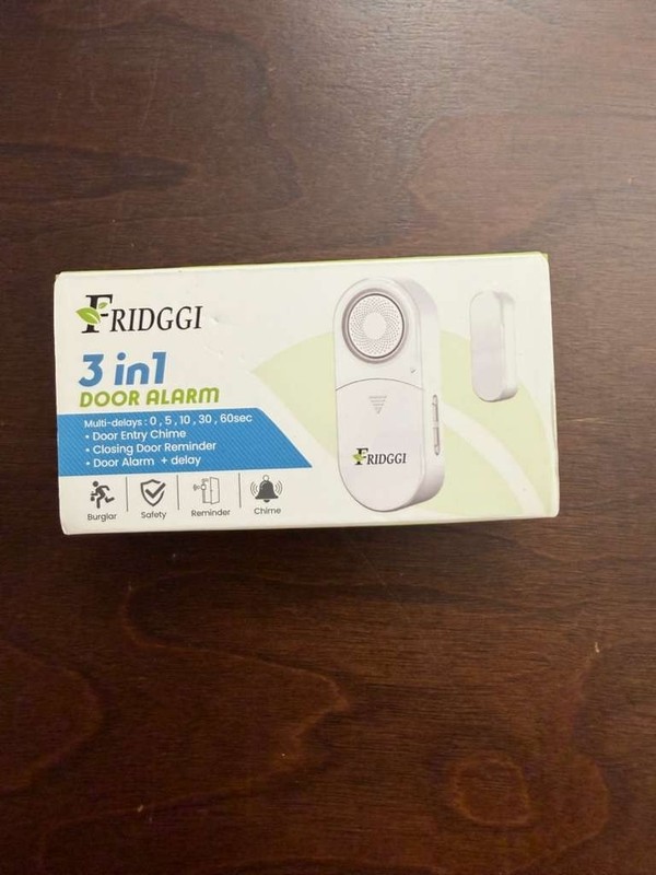 FRIDGGI 3-in-1 Door Alarm – Entry Chime, Door Reminder & Security Alarm