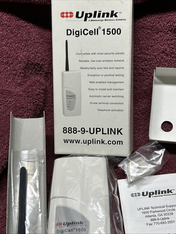UPLINK Digicell 1500 Cellular Dial Alarm Security NEW!!! gallery