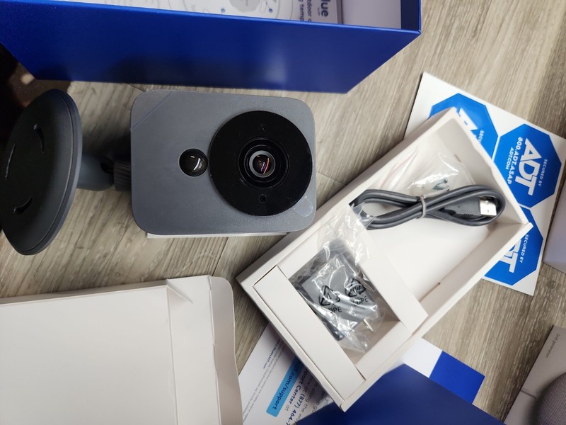 12 Pcs. Blue By ADT Smart Home Full Security System With Outdoor Camera-OPEN BOX gallery