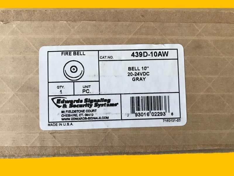 New in sealed Box Edwards 439D-10AW