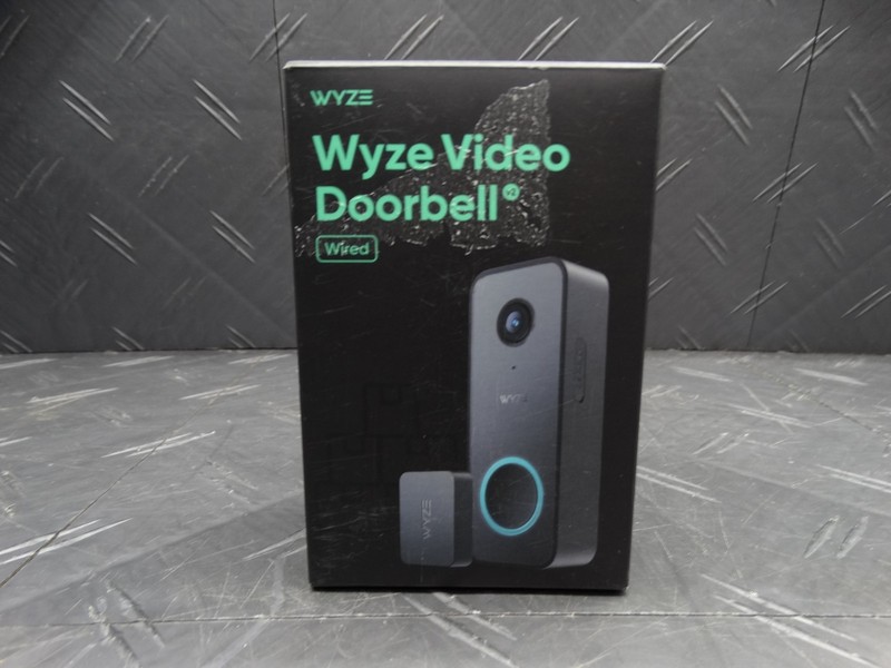 Wyze Video Doorbell v2 Wired 2K HD Color Night Vision Head-to-Toe View WVDWDV2