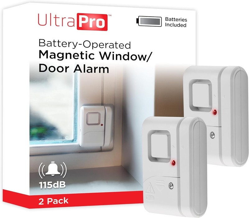 Two-Pack GE Personal Security Alarms for Windows and Doors with Chime Function gallery