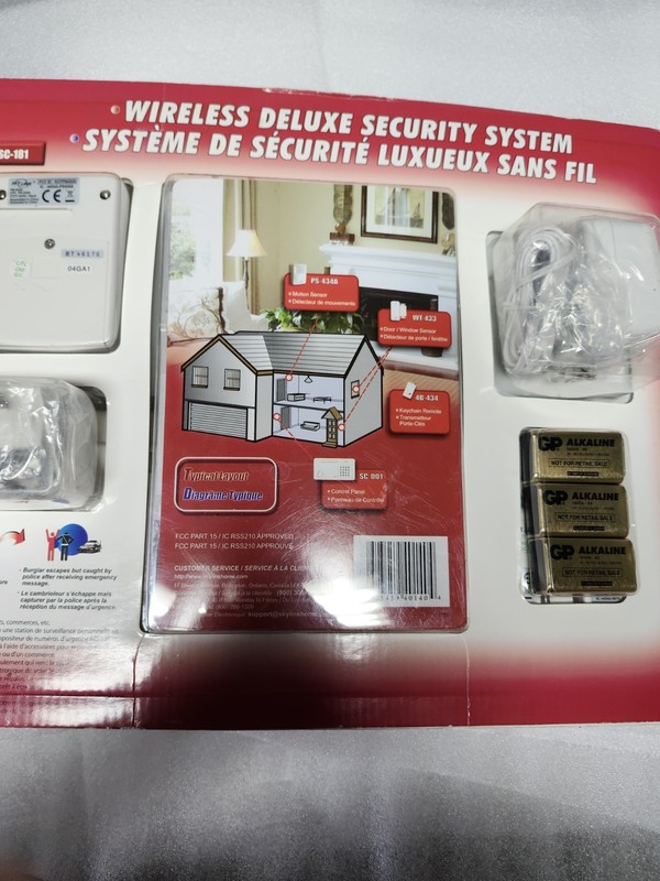 Sky Link Wireless Deluxe Security System New Sealed gallery