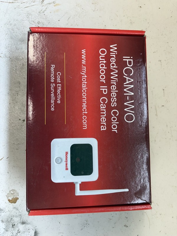 2 New Honeywell IPCAM-WO Wired & Wireless Color Outdoor IP Camera