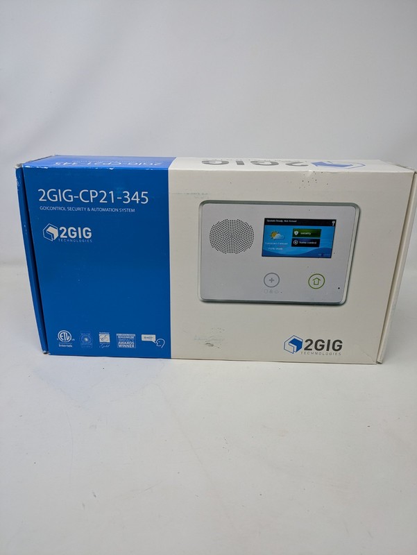 2GIG-CP21-345 Touch Screen Alarm Control Security Panel Brand New Open Box