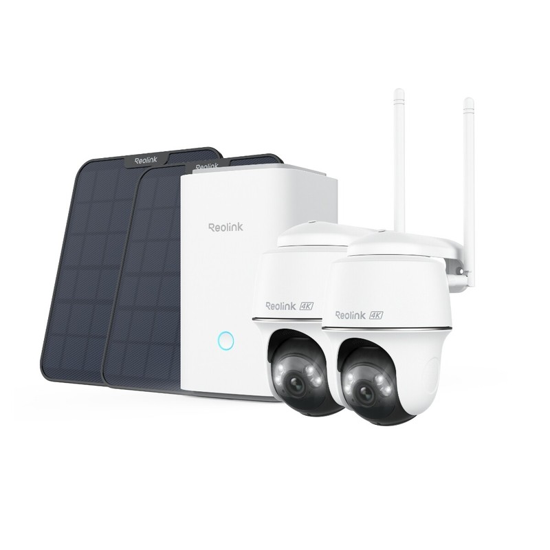 Reolink Home Hub 4K Solar Wireless Security Camera Argus PT Ultra with Solar