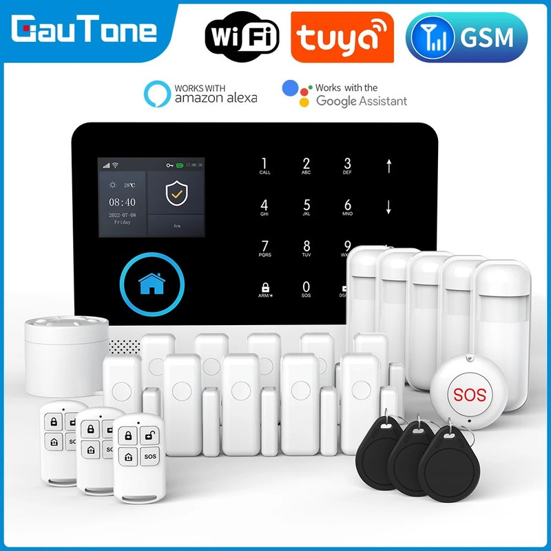 Smart WiFi GSM Home Security Alarm System - APP Control Wireless Anti-Theft New gallery