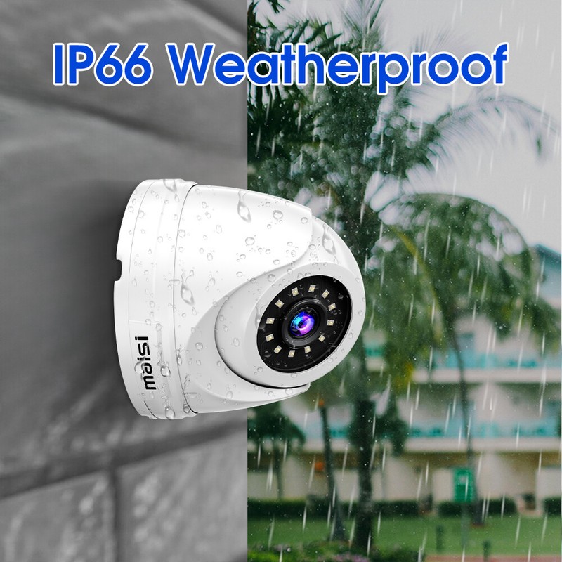 5MP 8CH DVR HD 24/7 Home Outdoor Security Camera CCTV System IR Waterproof 500gb gallery