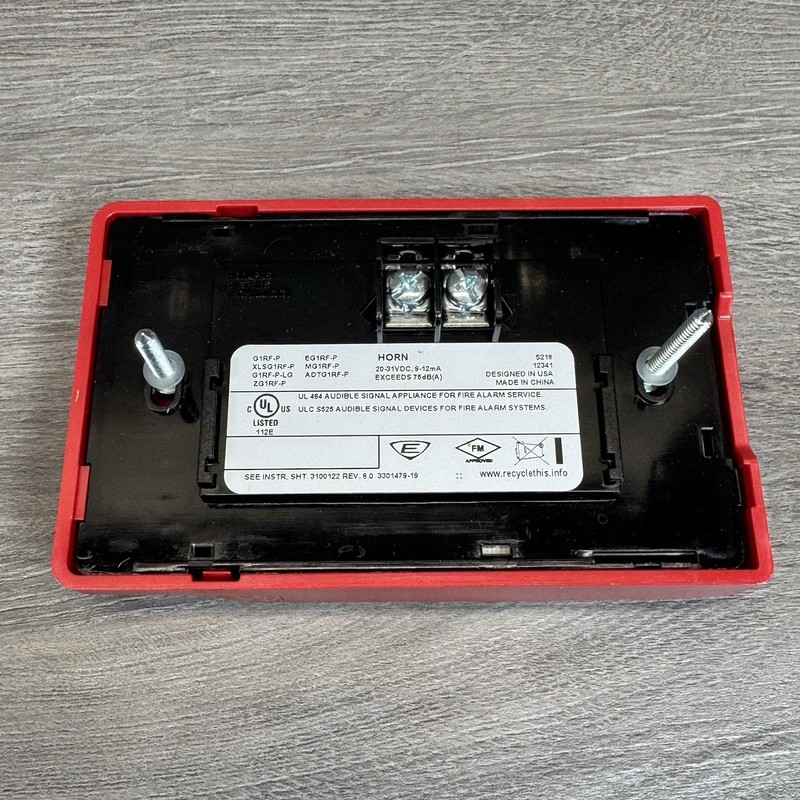 Edwards Signaling EG1RF-P Genesis Horn Red Fire gallery