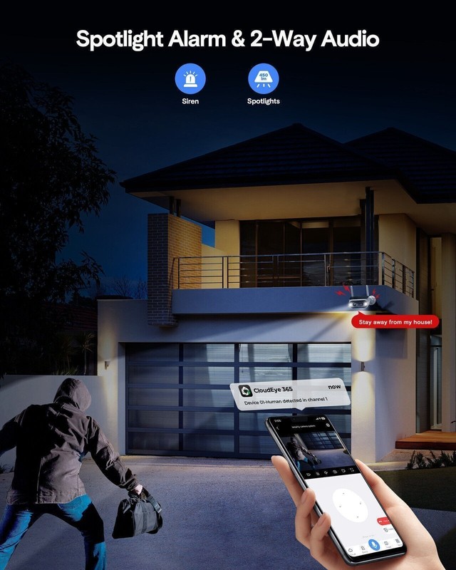 Home Outdoor Security Camera System Wireless Wifi 10CH NVR CCTV 4MP Solar IP Cam gallery