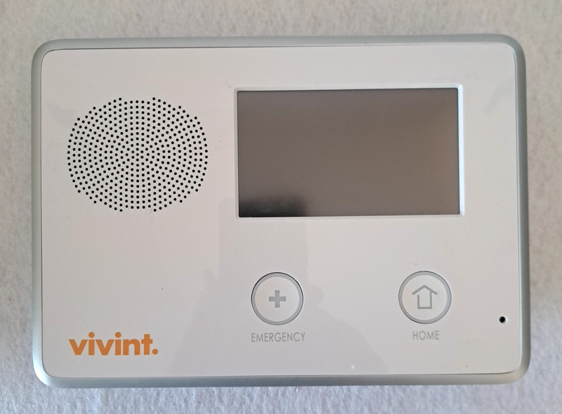 2GIG-CP21-345 Control Panel w/Plug Vivint Untested gallery