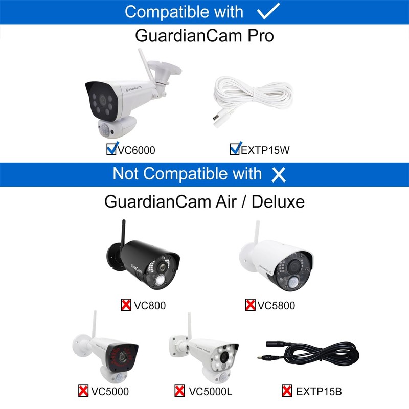 CasaCam Wireless Security Camera System Pro | 10.1” Touchscreen 4-Cam kit gallery