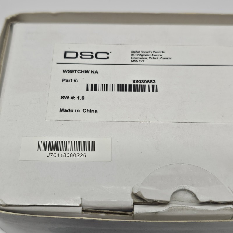 DSC Touchscreen Security Panel IOTEGA Wi-Fi WS9TCHW NA 88030653 NEW OPEN BOX gallery