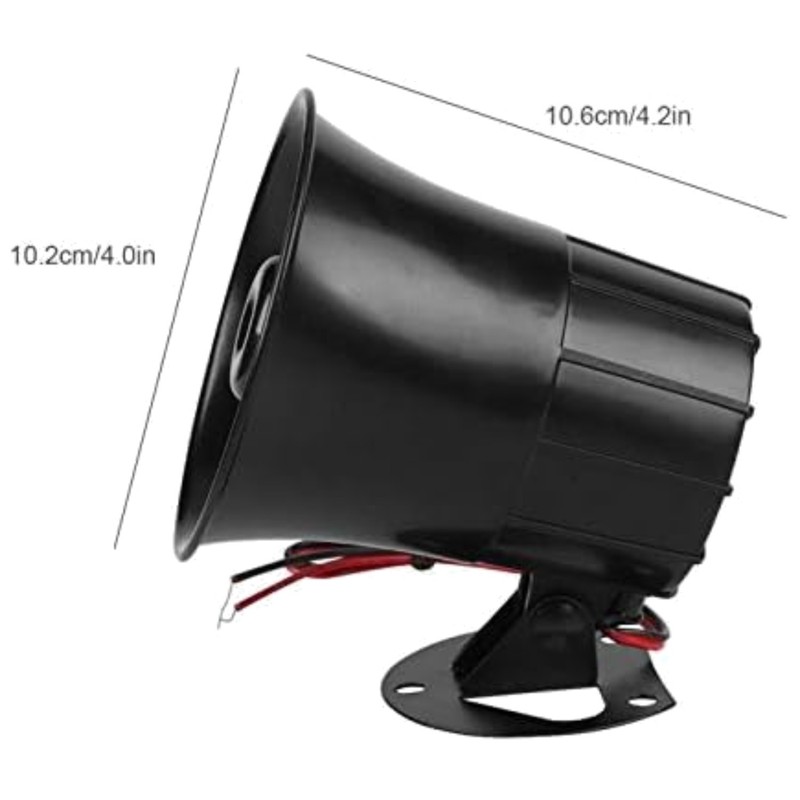 120dB Wired Alarm Siren Horn DC6-13V