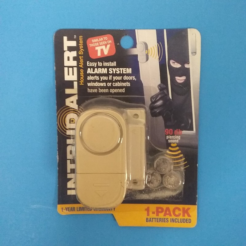 Intruder INTRUD Alert Alarm Portable New & Easy to Install Batteries Included