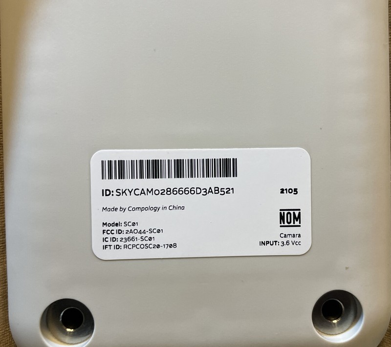 SKY CAMERA SC01 SKYCAM0286666D3AB521. #M14 gallery