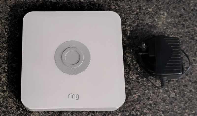 Ring Alarm Base Station Backup Internet Battery W/ Power Adapter