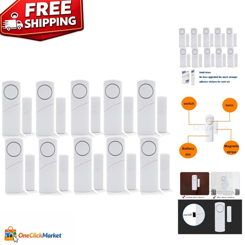 Battery Powered Motion Alert Security Kit – Floor-to-Ceiling Home Protection