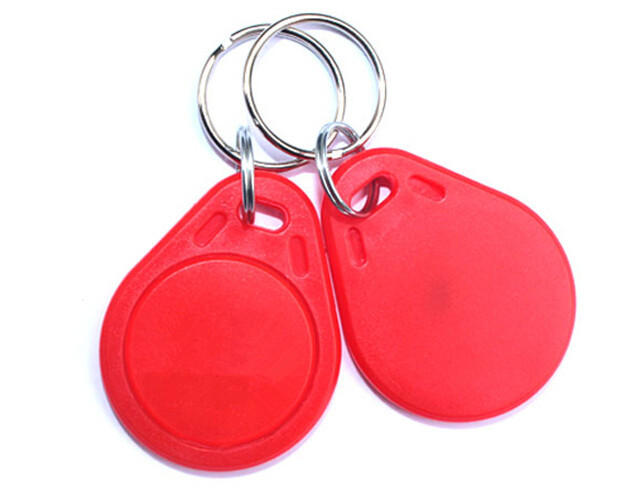 100pcs Thin 26 Bit Proximity Key Fobs Prox Keyfobs Work With 1386 1326 H10301 gallery