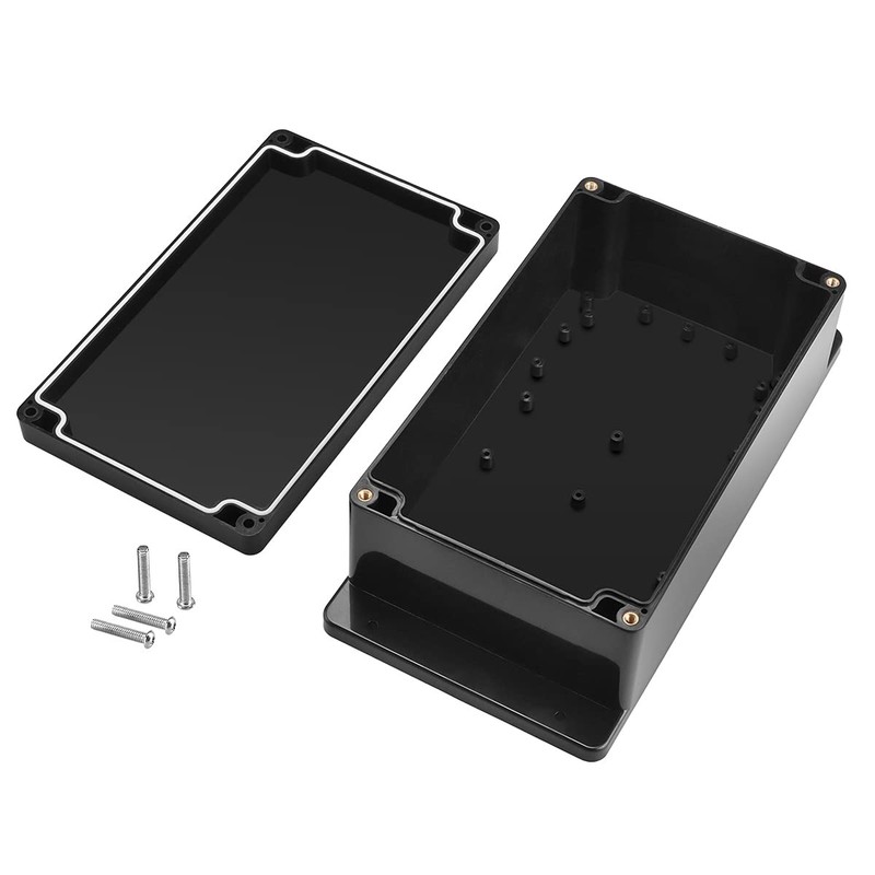 IP65 Plastic Project Box ABS Waterproof Electronic 7.8 x 4.7 x 3, Black gallery