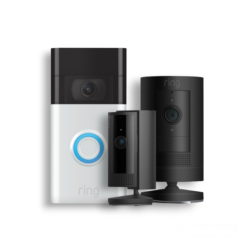 Ring Battery Doorbell Smart Wi-Fi Video Doorbell, Stick Up Cam and Indoor Camera