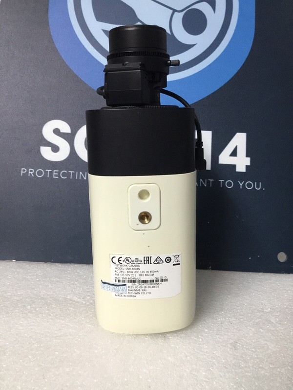 Samsung SNB-6004N 2MP 1080p HD Network Security Color Camera W/ 2.8-8mm TESTED! gallery
