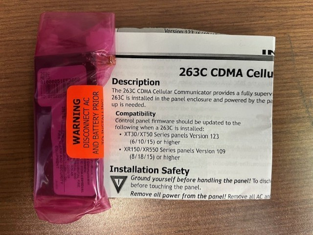 DMP 263C/381-2 CDMA Cell communicator w/cable; Brand new in box gallery