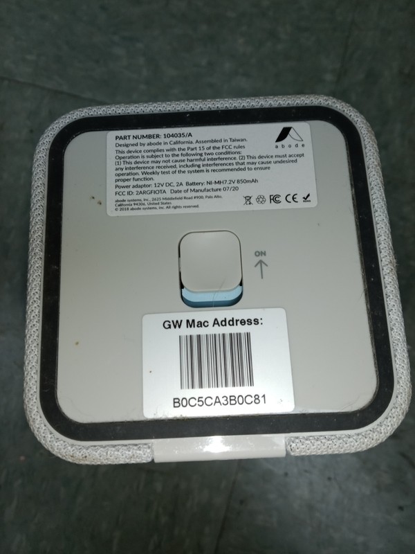 Abode Iota All-In-One Home Security (Wi-Fi) 104035/A Powers On READ AS IS gallery